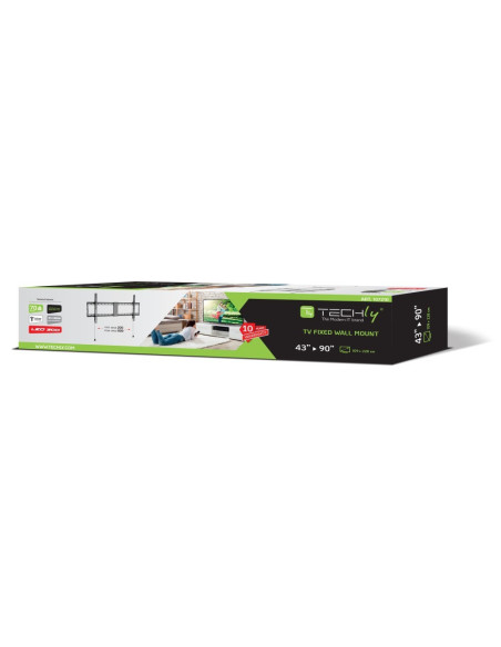 Techly Uchwyt Ścienny Tv Lcd/Led 43-90 Cali 70Kg S