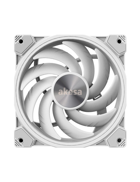 Akasa Soho Ar Obudowa Komputera Radiator 12 Cm Przezroczysty, Biały 1 Szt.