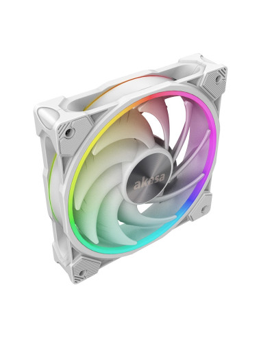 Akasa Soho Ar Obudowa Komputera Radiator 12 Cm Przezroczysty, Biały 1 Szt.