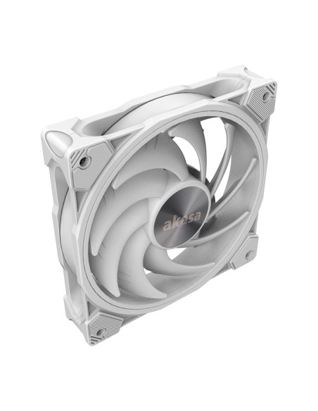 Akasa Soho Ar Obudowa Komputera Radiator 12 Cm Przezroczysty, Biały 1 Szt.