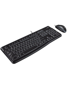 Zestaw Klawiatura + Mysz Logitech Mk120 920-002562 (Membranowa  Usb 2.0  (Us)  Kolor Czarny  Optyczna  1000 Dpi)