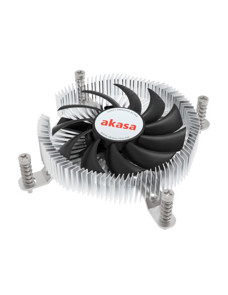 Akasa Intel Lga1700 Procesor Chłodnica Hybrydowa 7,5 Cm Aluminium, Czarny 1 Szt.