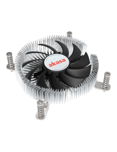 Akasa Intel Lga1700 Procesor Chłodnica Hybrydowa 7,5 Cm Aluminium, Czarny 1 Szt.