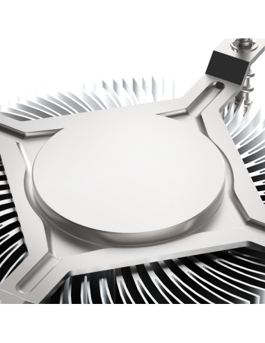 Akasa Intel Lga1700 Procesor Chłodnica Hybrydowa 7,5 Cm Aluminium, Czarny 1 Szt.