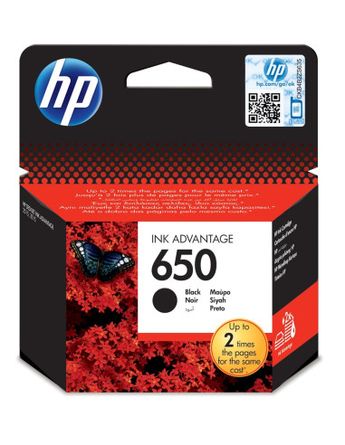 Tusz Hp Czarny Hp 650, Hp650 Cz101Ae, 360 Str.,6.5 Ml