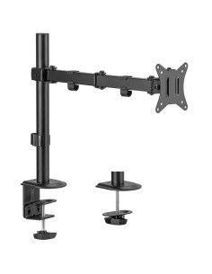 Maclean Uchwyt Biurkowy Do Monitora Lcd 17-32", 9Kg, Vesa 75X75 Oraz 100X100 Podwójne Ramię Mc-753N