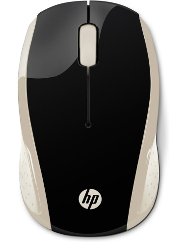 Mysz Hp Wireless Mouse 200 Silk Gold Bezprzewodowa Czarno-Złota 2Hu83Aa