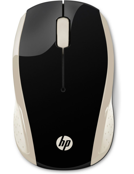 Mysz Hp Wireless Mouse 200 Silk Gold Bezprzewodowa Czarno-Złota 2Hu83Aa