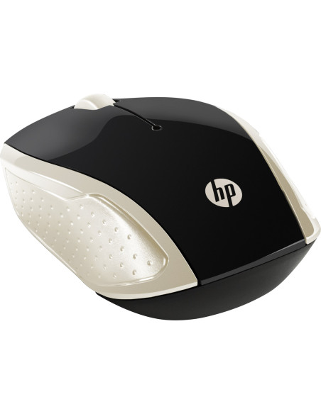 Mysz Hp Wireless Mouse 200 Silk Gold Bezprzewodowa Czarno-Złota 2Hu83Aa