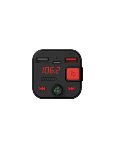 Savio Tr-15 Transmiter Fm Z Wyświetlaczem, Bluetooth I Ładowarką Pd Usb-C Usb-A Quick Charge, Bass Boost 2