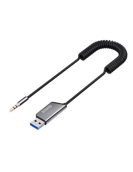 Savio Transmiter Aux, Usb, Bluetooth 5.3, Funkcja Zestawu Głośnomówiącego, Tr-16