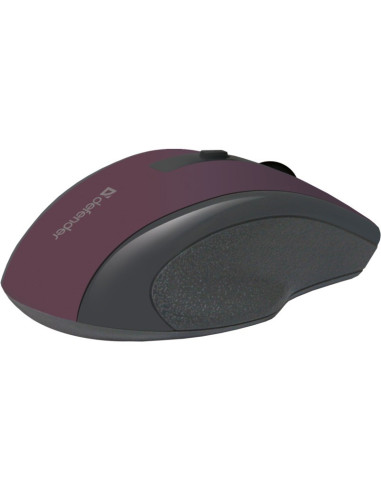 Defender Mysz Bezprzewodowa Accura Mm-665 Rf Burgund 1600Dpi 6P 52668