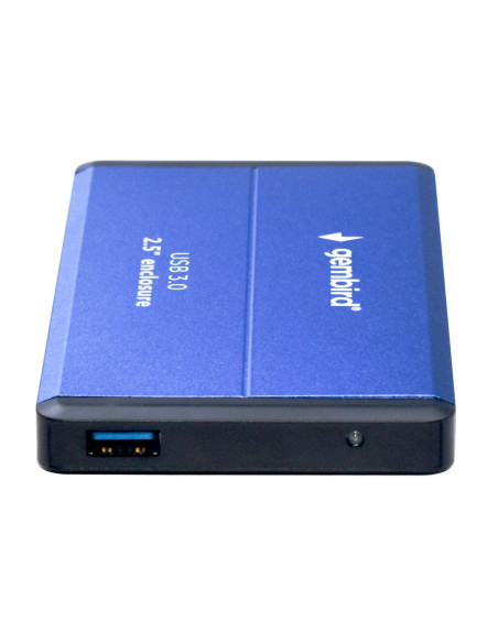 Gembird Obudowa Hdd/Ssd Usb 3.0 2.5" Sata, Aluminium, Niebieska