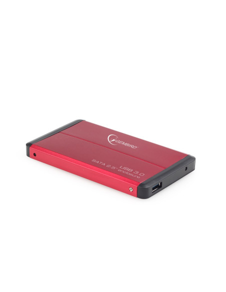 Obudowa Na Dysk Gembird Ee2-U3S-2-R (2.5"  Usb 3.0  Aluminium  Kolor Czerwony)