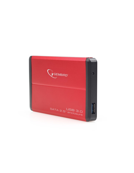 Obudowa Na Dysk Gembird Ee2-U3S-2-R (2.5"  Usb 3.0  Aluminium  Kolor Czerwony)