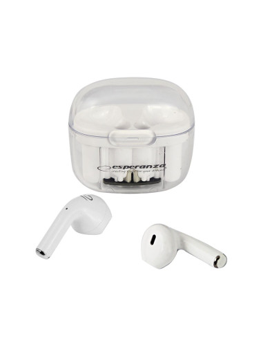 Esperanza Słuchawki Douszne Bluetooth Tws Anthe Whiterdera Eh237W
