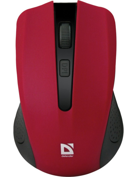 Defender Mysz Bezprzewodowa Accura Mm-935 Rf Czerwona Optical 1600Dpi 4P 52937