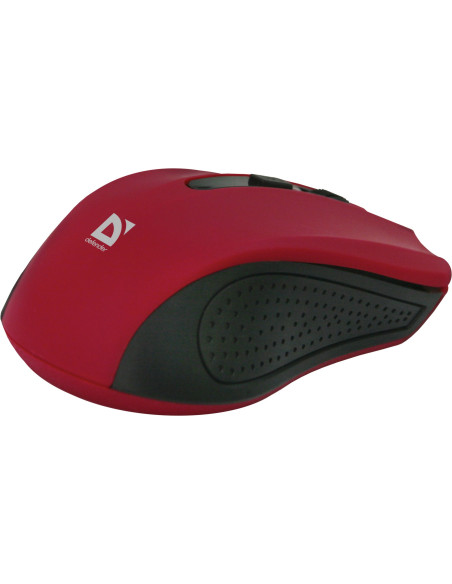Defender Mysz Bezprzewodowa Accura Mm-935 Rf Czerwona Optical 1600Dpi 4P 52937