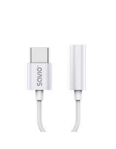 Savio Adapter Usb-C - Mini Jack 3,5 Mm (F) Ak-51