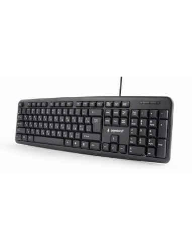 Klawiatura Gembird Kb-U-103-Ru (Usb 2.0  (Us)  Kolor Czarny)