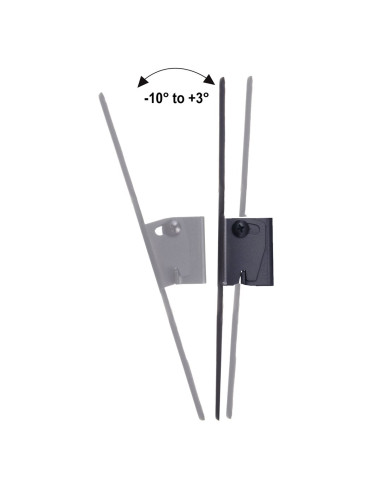 Maclean Uchwyt Do Telewizora Lub Monitoramax. Vesa 200X200, 23-43", 30Kg, Czarny Mc-414