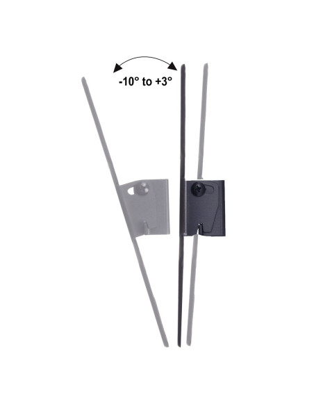 Maclean Uchwyt Do Telewizora Lub Monitoramax. Vesa 200X200, 23-43", 30Kg, Czarny Mc-414