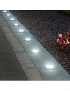 Maclean Solarna Lampa Najazdowa Ogrodowa Led Ip44, 12 Led Smd, 4000K Mce318 2