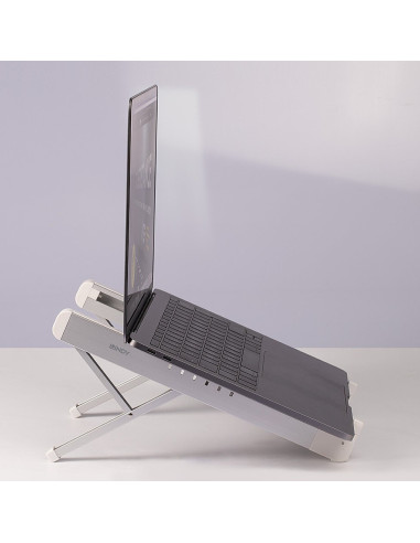 Lindy 20916 Stojak Na Laptop Podstawka Na Notebooka Srebrny, Biały 39,6 Cm (15.6")