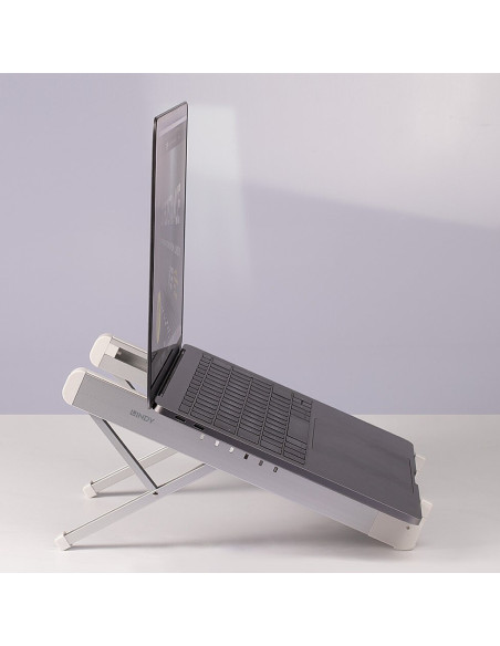 Lindy 20916 Stojak Na Laptop Podstawka Na Notebooka Srebrny, Biały 39,6 Cm (15.6")