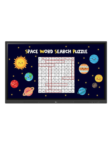 Lg Createboard Tablica Interaktywna 165,1 Cm (65") 3840 X 2160 Px Ekran Dotykowy Czarny Usb / Rf Wireless
