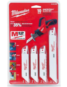 Brzeszczot Milwaukee Hackzall Kpl. 10Szt.