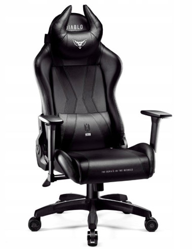 Fotel Gamingowy Diablo X-Horn 2.0 King Fotel Czarno-Czarny