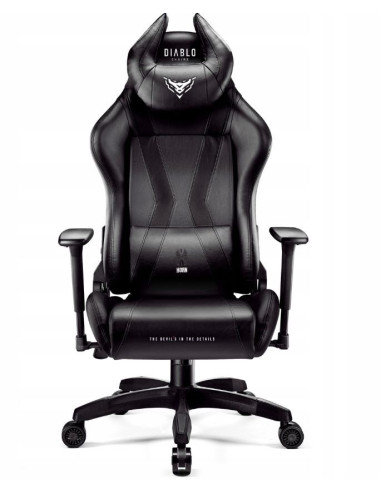 Fotel Gamingowy Diablo X-Horn 2.0 King Fotel Czarno-Czarny