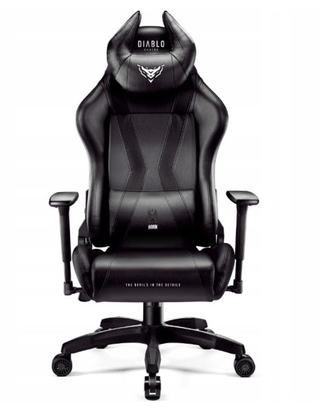 Fotel Gamingowy Diablo X-Horn 2.0 King Fotel Czarno-Czarny