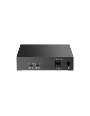 Tp-Link Litewave Ls105Gp Łącza Sieciowe Nie Zarządzany Gigabit Ethernet (10/100/1000) Obsługa Poe Czarny