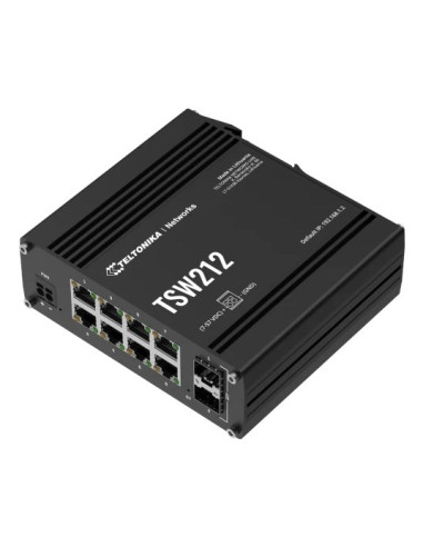 Teltonika Tsw212 Zarządzany L2 Gigabit Ethernet (10/100/1000) Czarny