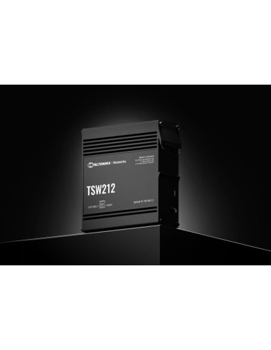 Teltonika Tsw212 Zarządzany L2 Gigabit Ethernet (10/100/1000) Czarny