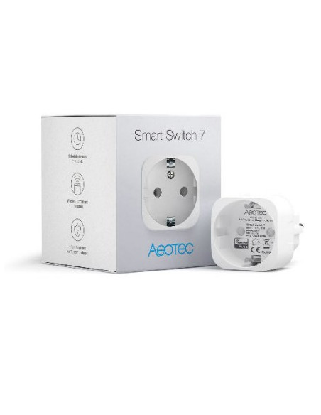 Aeotec Smart Switch 7 Inteligentny Korek 2300 W Dom Biały