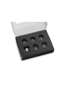 Bloki Wodne Ek Ek-Quantum Torque Hdc 12 - Opakowanie 6 Szt., Srebrne 2