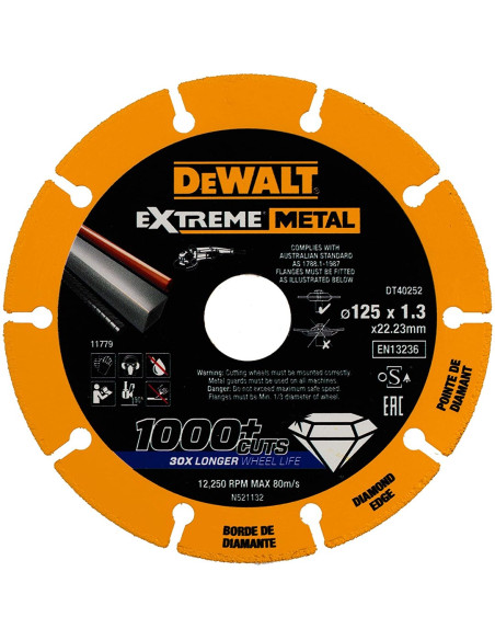 Dewalt Dt40252-Qz Element Do Szlifierki Kątowej Tarcza Tnąca