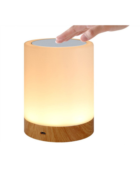 Techly I-Led Touch Lampa Stołowa 1,6 W Biały