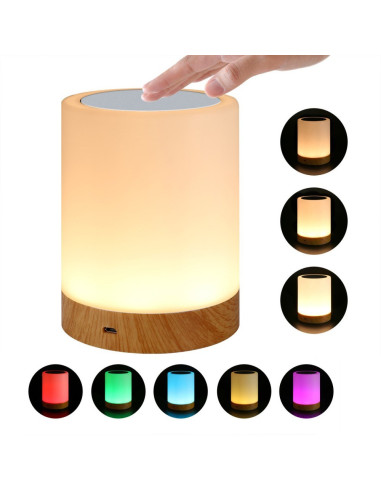 Techly I-Led Touch Lampa Stołowa 1,6 W Biały