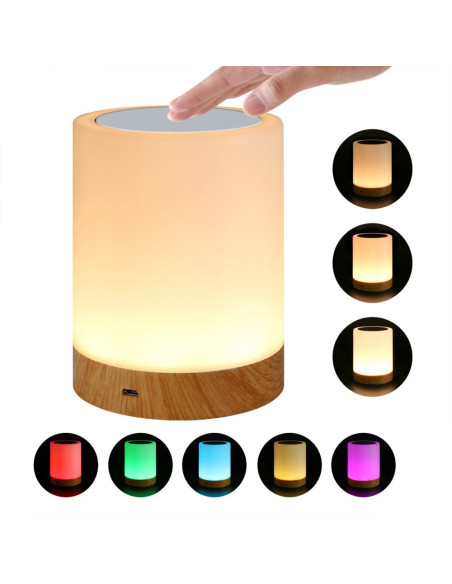 Techly I-Led Touch Lampa Stołowa 1,6 W Biały