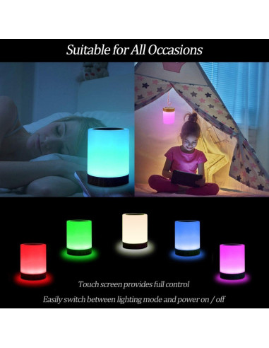 Techly I-Led Touch Lampa Stołowa 1,6 W Biały