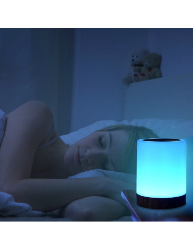 Techly I-Led Touch Lampa Stołowa 1,6 W Biały