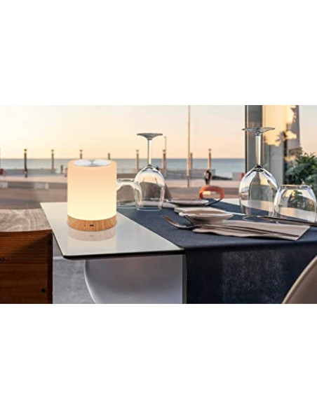 Techly I-Led Touch Lampa Stołowa 1,6 W Biały