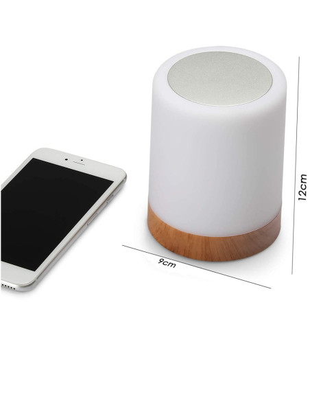 Techly I-Led Touch Lampa Stołowa 1,6 W Biały