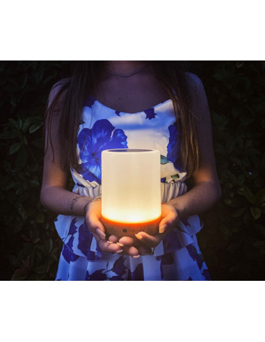 Techly I-Led Touch Lampa Stołowa 1,6 W Biały