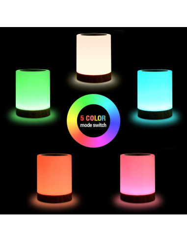 Techly I-Led Touch Lampa Stołowa 1,6 W Biały