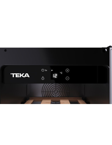 Teka 113610004 Chłodziarka Do Wina Termoelektryczna Chłodziarka Do Wina Wbudowany Czarny 20 Butel.
